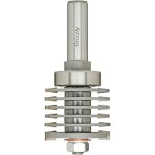 Grizzly Industrial Adj. Finger Joint Bit w/ Bearing Guide, 1/2