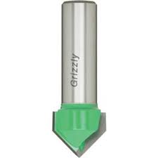 Grizzly Industrial 90 V-Groove Bit, 1/2" Shank, 3/4" Cutter Dia.