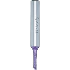 Grizzly Industrial Single Fluted Straight Bit, 1/4