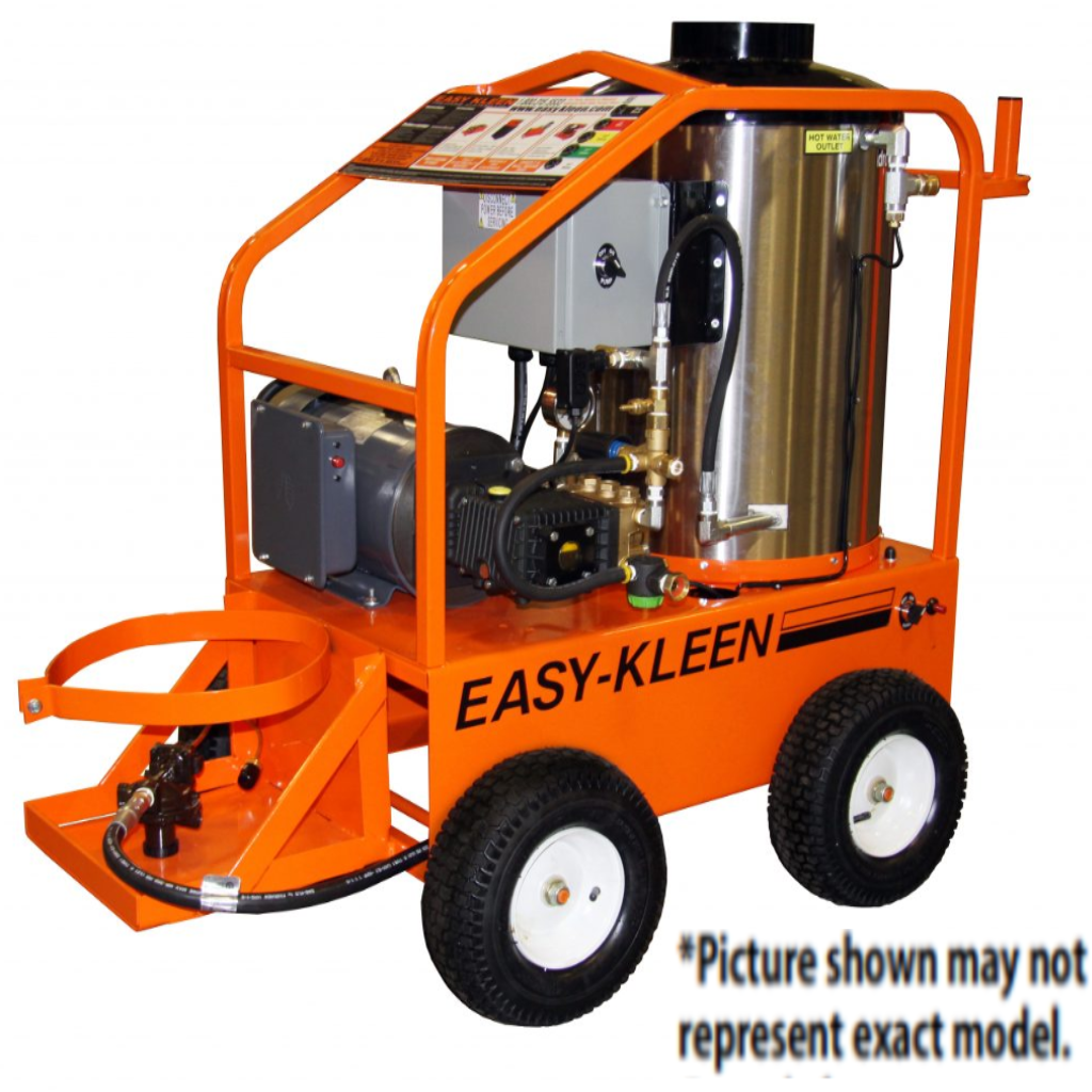 Easy-Kleen 8000 PSI @ 8.0 GPM Belt Drive 50HP 440/575V-3PH Industrial Hot Water Electric Pressure Washer - Natural Gas & Propane Gas