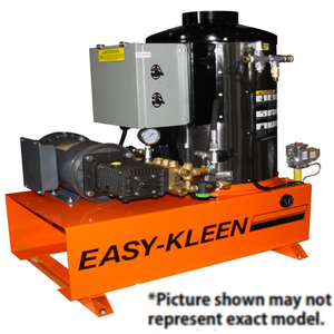 Easy-Kleen 4000 PSI @ 4.0 GPM Flange/Coupling Drive 10HP 220V - 1PH Industrial Hot Water Electric Pressure Washer - Natural Gas & Propane Gas