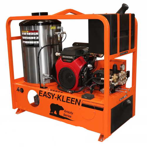 Easy-Kleen 3500 PSI @ 4.0 GPM Belt Drive 14HP Kohler Engine General Pump Industrial Hot Water Gas Pressure Washers - Oil Fired