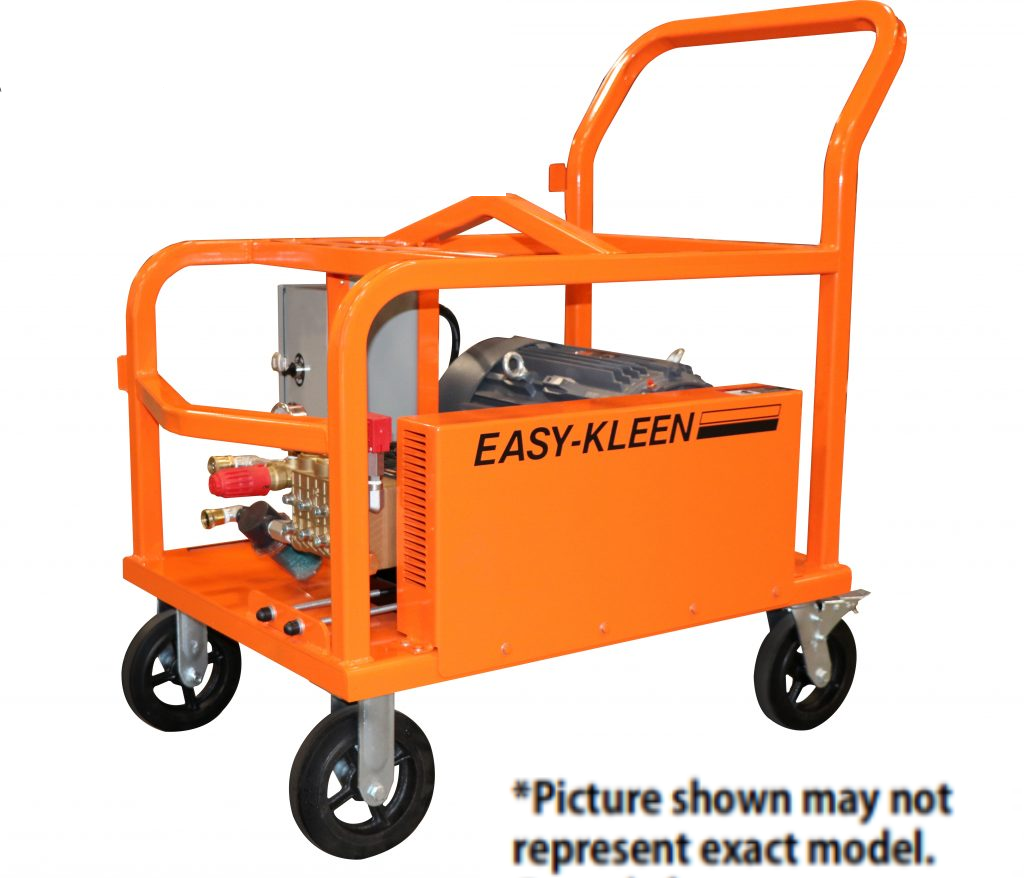 Easy-Kleen 8000 PSI @ 8.0 GPM Belt Drive 208/440/575V 3 Phase 50HP Industrial Cold Water Electric Pressure Washer