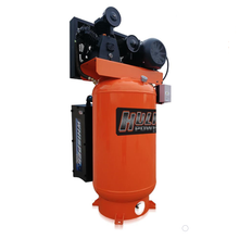 Load image into Gallery viewer, EMAX Hulk Power Industrial Series 90 PSI @ 28.0 CFM 80 Gal. 7.5HP 208-230V 1-Phase 2 Stage Stationary Silent Electric Air Compressor