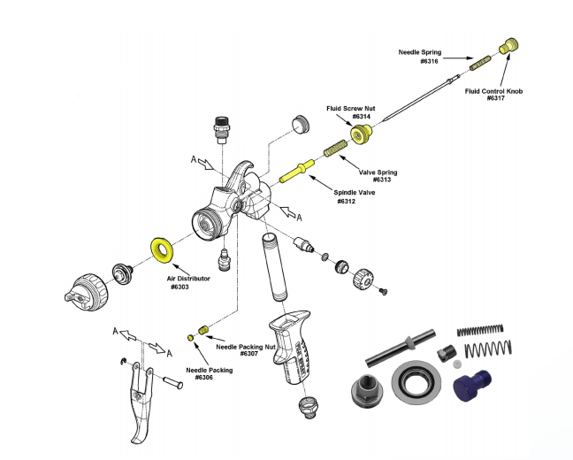 Fuji Spray MPX-30 Rebuild Kit