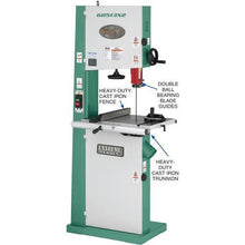 Load image into Gallery viewer, Grizzly Industrial 17&quot; 2 HP Bandsaw w/ Cast-Iron Trunnion