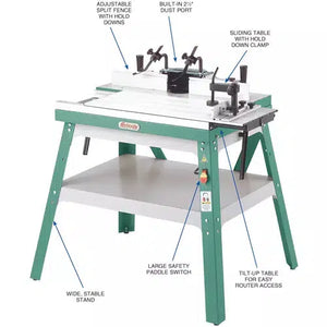 Grizzly Industrial Sliding Router Table