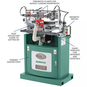 Grizzly Industrial 16-1/2" Extreme Series Dovetail Machine