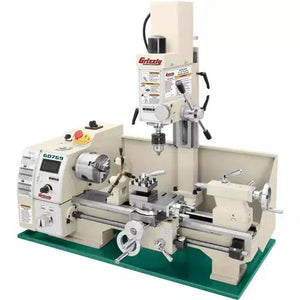 Grizzly Industrial 8" x 16" Variable-Speed Lathe with Milling Head