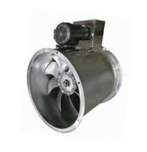 24" Tube Axial Paint Booth Fan w/ 2HP 200-230/460 Volt Three Phase Standard Motor