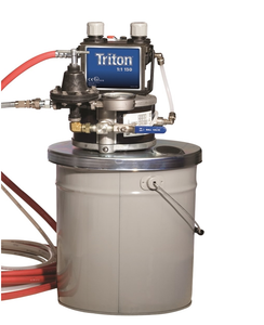 Triton Stainless Steel 100 PSI @ 8.5 GPM Bare Package Air-Powered Sprayer - Pail Mount