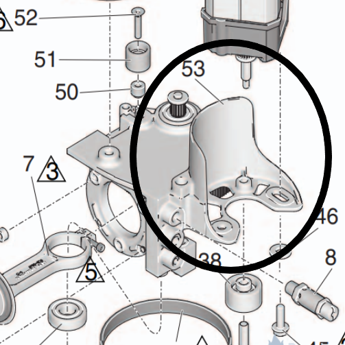 Graco 25E021 KIT, REPAIR, COMP BRACKET, RTX