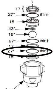 Graco 244890 PTFE O-Ring Thin- 10 Pack