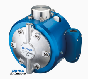 Binks DX200-3 3:1 Ratio Diaphragm Pump - Cart Mount - Manual Regulator