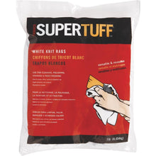 Load image into Gallery viewer, Trimaco Supertuff Recycled White Knit Rags #10 Box - 8lbs net