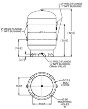 Load image into Gallery viewer, Industrial Air 120-Gallon Vertical ASME, 30&quot; Diameter, with Lift Hook