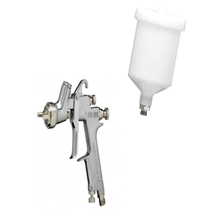 IWATA LPH300-124LV Gravity Feed HVLP Spray Gun w/ PCG600P-2 600ML Plastic Gravity Cup