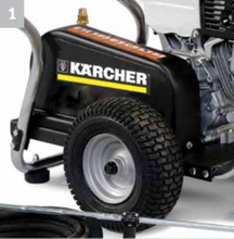 Load image into Gallery viewer, K&#39;A&#39;RCHER HD 3.0/30 PB 3000 PSI @ 3.0 GPM Belt Drive 270cc Honda GX270 Cold Gas Pressure Washer