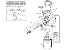 Load image into Gallery viewer, Devilbiss  KB Two-Quart Pressure Cup KB-555 Aluminum (Tank only)