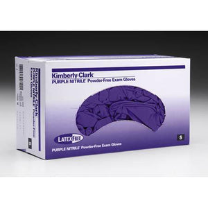 Kimberly Clark* Purple Nitrile* Exam Gloves - XSmall - 100/BX