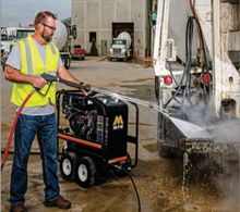 Load image into Gallery viewer, Mi-T-M 3500 PSI @ 3.3 GPM Direct Drive 389cc Honda GX390 OHV AR Pump Hot Water Pressure Washer Power Washer - (49-State), Hot Water, AR Pump, Direct Drive, Honda Engine