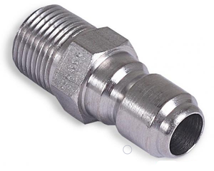 Mi-T-M 17-0005 Plug - Quick Connect - Stainless Steel - 38MPS - 3 ⁄8"M x 3 ⁄8"