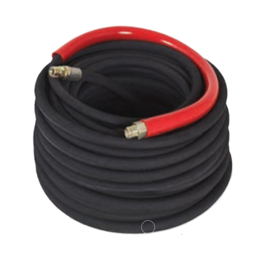 MITM R2 4500 PSI 100-foot x 3⁄8-inch Bend Restrictor Black Hot Water Extension Hose - Bare Hose