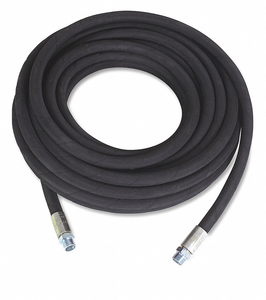 MITM R1 4000 PSI 50' x 3 ⁄8"  Black Assembled Hose w/ Quick Connect