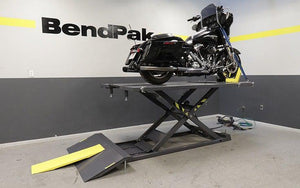 RANGER RML-1500XL (5150605) Deluxe Extended Motorcycle Lift Platform with Front Wheel Vise