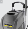 K'A'RCHER 1200 PSI @ 1.7 GPM Single Phase Direct Drive 2.3 HP 110-120V K'a'cher Axial Pump Electric Hot Water Portable Pressure Washer Diesel Heated