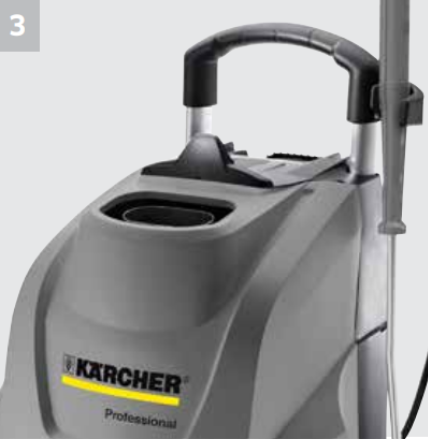 K'A'RCHER 1200 PSI @ 1.7 GPM Single Phase Direct Drive 2.3 HP 110-120V K'a'cher Axial Pump Electric Hot Water Portable Pressure Washer Diesel Heated