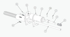 Ransburg  #6 SHCS #8 Screw (4) Required
