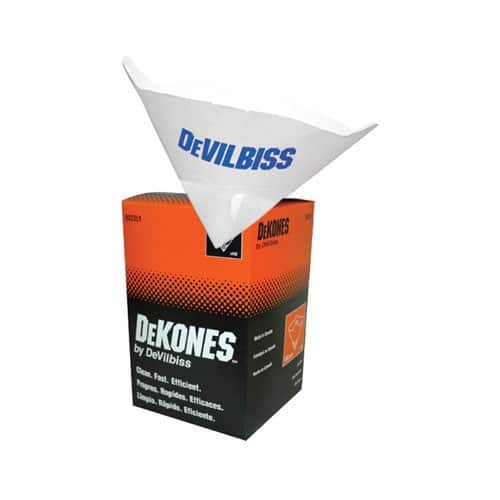 Devilbiss Dekones Paint Strainers Very Fine 125 micron 250/bag, 1000/case (1587453132835)