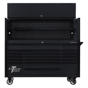 Extreme Tools® DX Series 72" Professional Hutch & 17 Drawer Roller Cabinet Combo