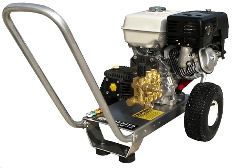 Pressure-Pro Eagle II 4000 PSI @ 4.0 GPM AR Pump Direct Drive Gas Honda Engine Cold Water Pressure Washer - Cart