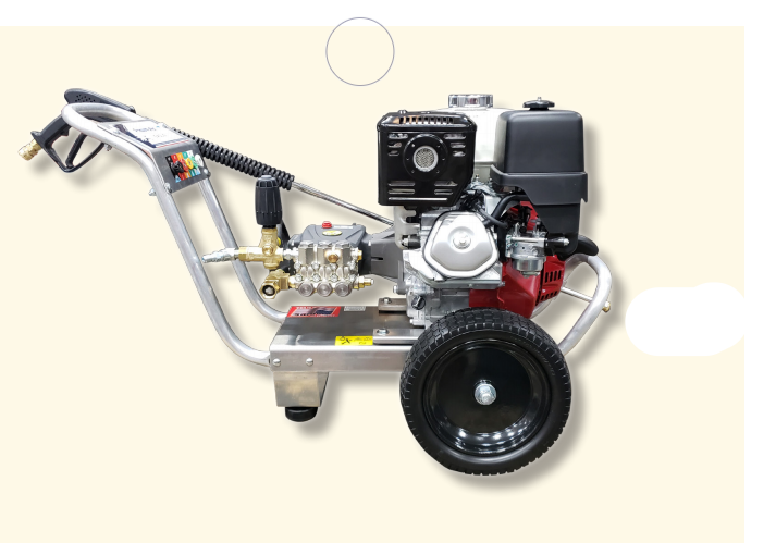 Pressure-Pro Eagle II 4200 PSI @ 4.0 GPM Viper Pump Direct Drive Gas Honda Engine Cold Water Pressure Washer - Cart