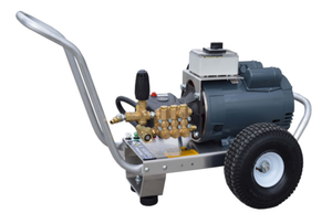 Pressure-Pro Eagle Series 2000 PSI @ 7.0 GPM 230V/1PH/44A/10HP AR Pump Direct Drive 215TBDW17029 Motor Cold Water Electric Pressure Washer - Cart