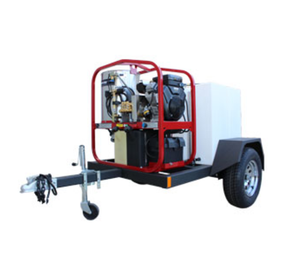 Pressure-Pro Dirt Laser 3000 PSI @ 5.0 GPM 479cc Vanguard Engine Power Washer Single Axle Pressure Washer Trailer