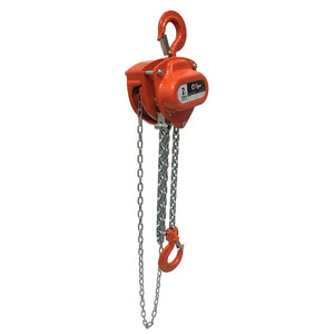 Tiger Lifting TCB-0050-30 0.5 ton Capacity 30-ft Std. Lift Premium Chain Block TCB with Overload Protection