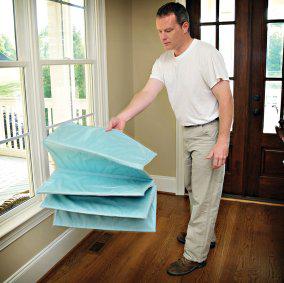 Trimaco Quick Drop 2′ x 7′ Folding Mat Drop Cloth (Pack of 4)