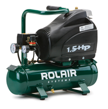 Load image into Gallery viewer, Rolair Systems Hot Dog Air Compressor - 90 PSI @ 4.0 CFM Single Stage 1.5 HP 115V