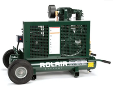 Load image into Gallery viewer, Rolair Systems 90 PSI - 18.8 CFM Two Stage 230 Volt – 60 Hz 5HP 9gal. Belt Drive Electric Air Compressor