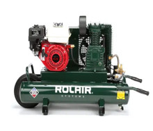 Load image into Gallery viewer, Rolair Systems 90 PSI @ 13.8 CFM 196cc Honda GX200 Engine 9 gal. Gas-Powered Air Compressor