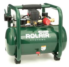 Load image into Gallery viewer, Rolair Systems Oilless Air Compressor - 90 PSI @ 4.1 CFM 2.5 Gal. 1HP Single Stage