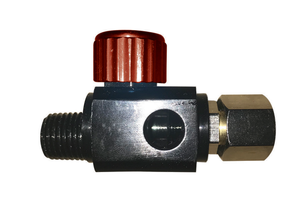 CV-02 1/4" Glass Gauge Cheater Valve