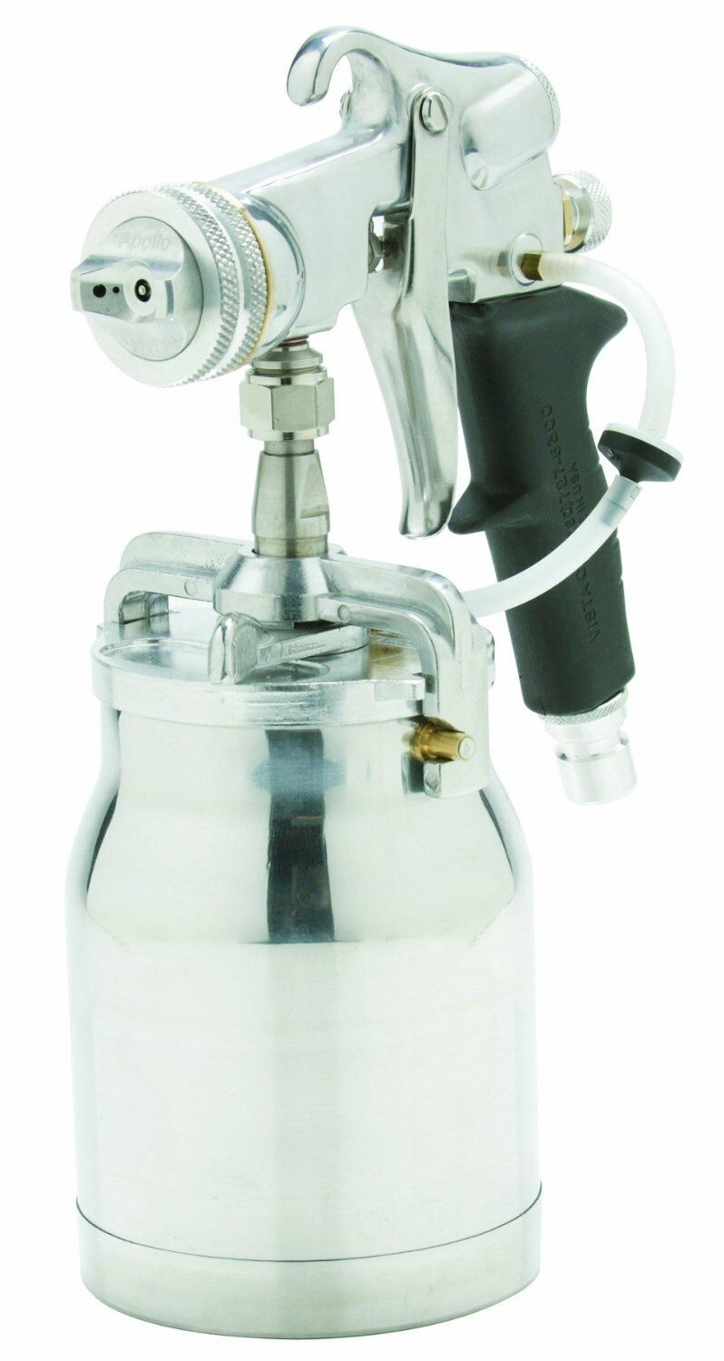 Apollo ECO 1qt. Bottom Bleeder Type Metal w/ Composite Handle Gravity Spray Gun - Silver