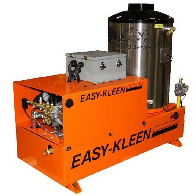 Easy-Kleen 3000 PSI @ 4.0 GPM  Belt-Drive Stationary Hot Water Electric/LPG Heater Pressure Washer - 220V Single Phase Phase