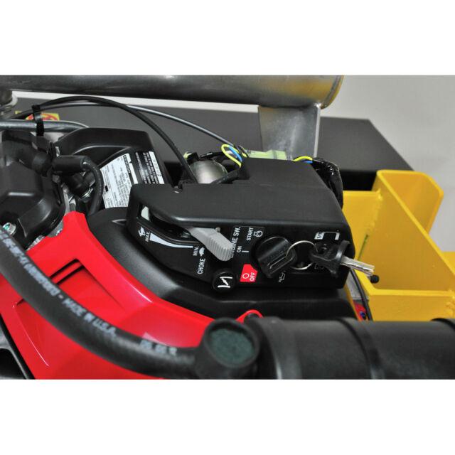 EMAX Industrial Plus 175 PSI @ 34 CFM Two Stage 18HP 60 ga.l Honda Horizontal Gas Air Compressor  w/ Gas Tank & Pressure Lube Pump (Electric Start)