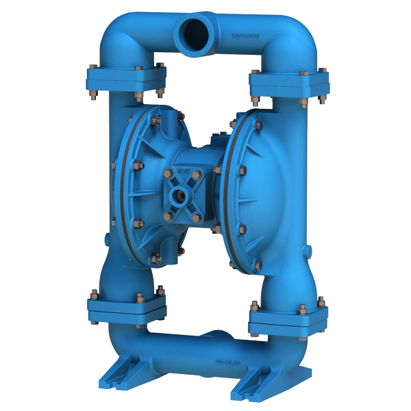 Warren Rupp Sandpiper S20 Top Discharge Metallic Ball Valve Pump - 150 GPM - Cast Iron - EPDM - Santoprene (2 in. BSPT Tapered)