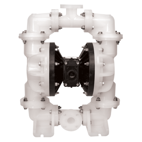 Warren Rupp Sandpiper S20 Top Discharge Non-Metallic Ball Valve Pump - 160 GPM - Polypropylene - Santoprene - Santoprene (2 in. Unverisal Flange ANSI DIN)